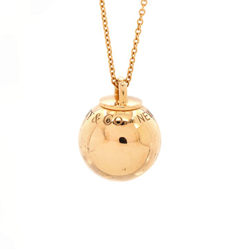 Tiffany & Co. HardWear Ball Pendant Necklace 18K Rose Gold 19mm