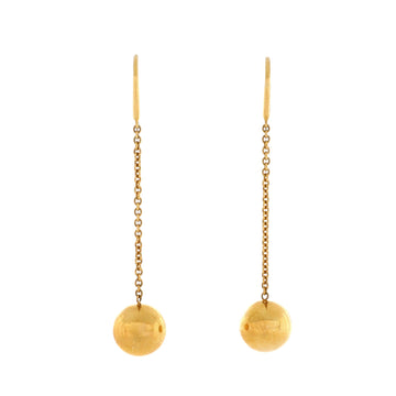 Tiffany & Co. HardWear Ball Hook Drop Earrings 18K Yellow Gold 10mm