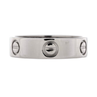 Cartier Love Band Ring 18K White Gold