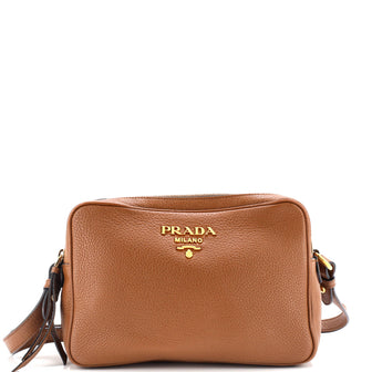 Prada Double Zip Camera Bag Vitello Phenix Medium