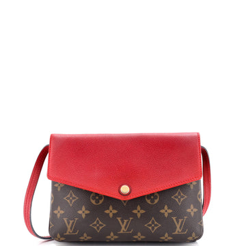 Louis Vuitton Twice Handbag Monogram Canvas