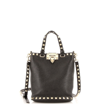 Valentino Garavani Rockstud Bucket Crossbody Bag Leather Mini