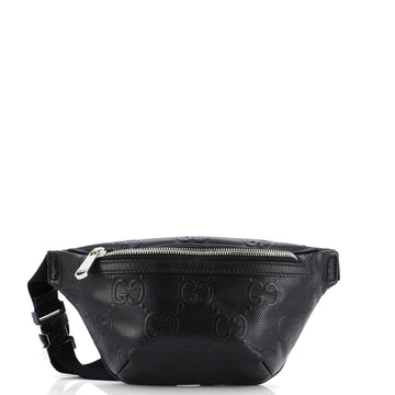 Gucci Belt Bag GG Embossed Perforated Leather Small