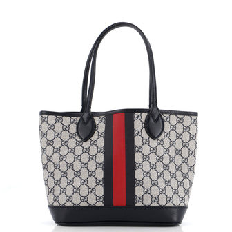 Gucci Ophidia Open Shopping Tote GG Coated Canvas Small
