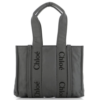 Chloe Woody Tote Recycled Nylon Medium