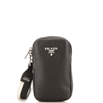 Prada Flou Phone Crossbody Vitello Daino