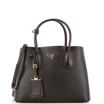 Prada Cuir Double Tote Saffiano Leather Medium