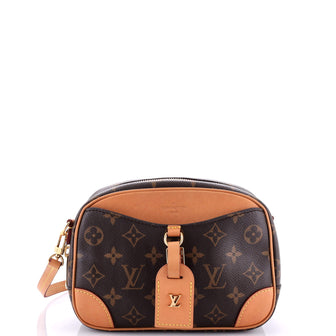 Louis Vuitton Deauville Handbag Monogram Canvas Mini