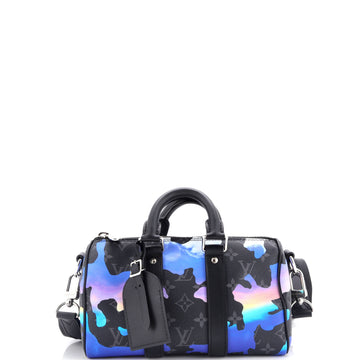 Louis Vuitton Keepall Bandouliere Bag Sunset Monogram Eclipse Canvas 25