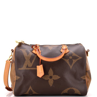Louis Vuitton Speedy Bandouliere Bag Reverse Monogram Giant 30