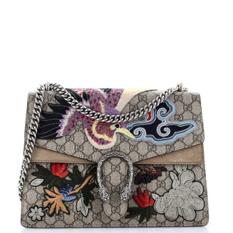 Gucci Dionysus Bag Embroidered GG Coated Canvas Medium