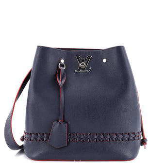 Louis Vuitton Lockme Bucket Bag Braided Leather