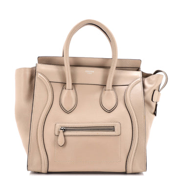 Celine Luggage Bag Grainy Leather Mini