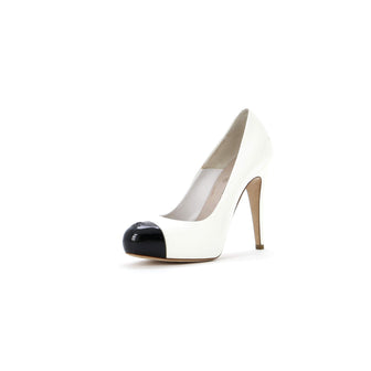 Chanel Women's Cap Toe Pumps Patent