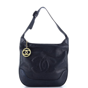 Chanel Vintage Timeless CC Hobo Caviar Medium