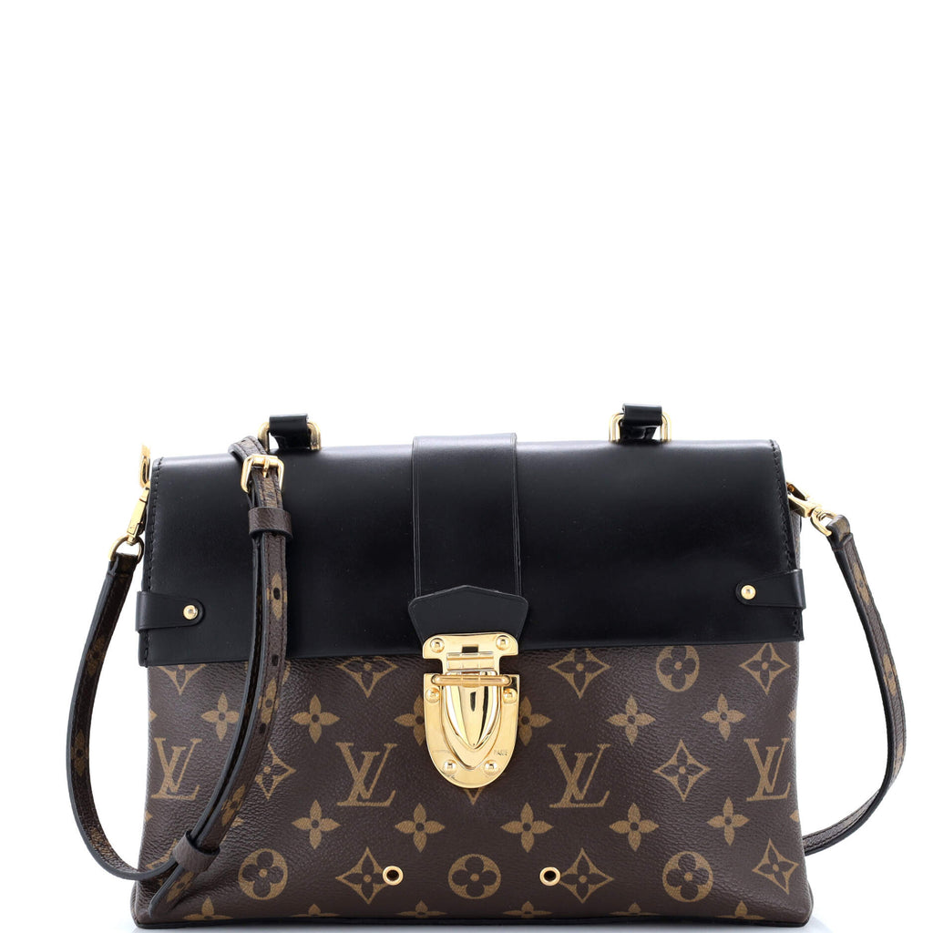 Louis Vuitton One Handle Flap Bag Monogram Canvas and Leather MM