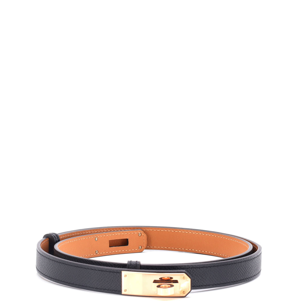 Kelly Belt Leather Thin 80 / black