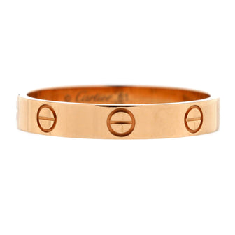 Cartier Love Wedding Band Ring 18K Rose Gold