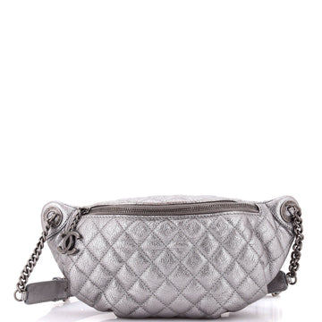 Chanel Banane Waist Bag Quilted Leather