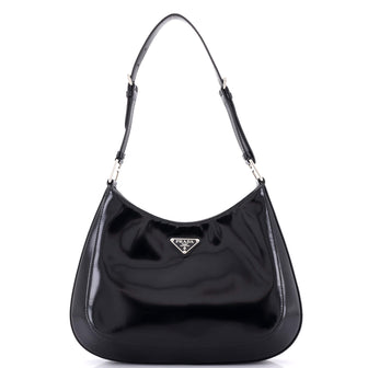 Prada Cleo Shoulder Bag Spazzolato Leather Large