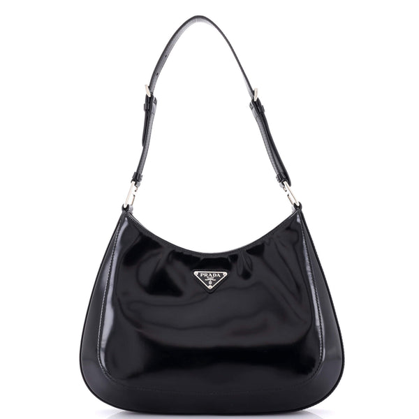 Prada Cleo Shoulder Bag Spazzolato Leather Large 303898