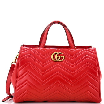 Gucci GG Marmont Tote Matelasse Leather Medium