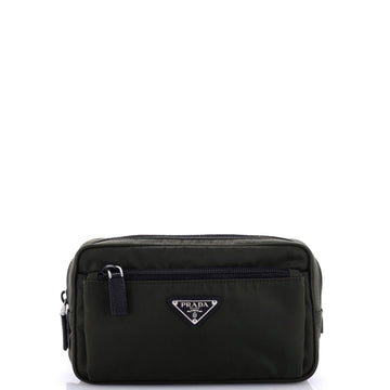 Prada Zip Waist Bag Tessuto Small