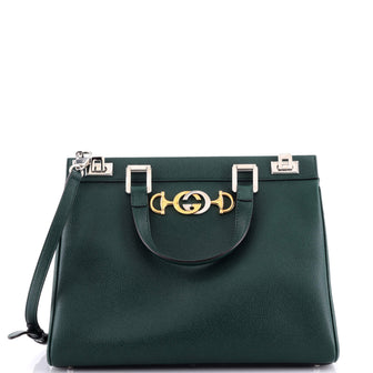 Gucci Zumi Top Handle Bag Leather Medium