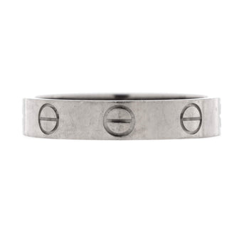 Cartier Love Wedding Band Ring 18K White Gold