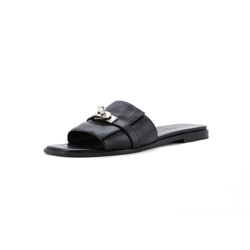 Hermes Women's Gabriel Slide Sandals Leather