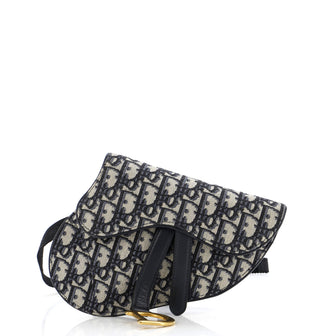Christian Dior Saddle Belt Bag Oblique Canvas