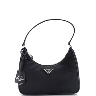 Prada Re-Edition 2005 Hobo Tessuto with Saffiano Leather Mini
