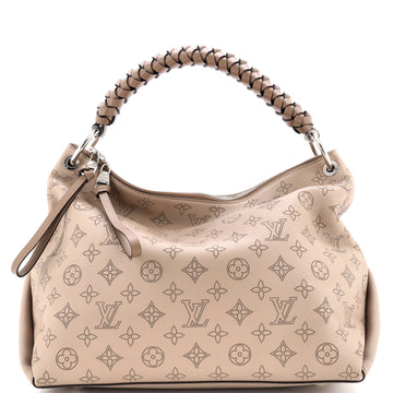 Louis Vuitton Braided Handle Beaubourg Hobo Mahina Leather MM