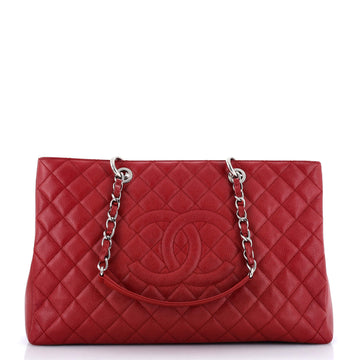 Chanel Grand Shopping Tote Quilted Caviar XL