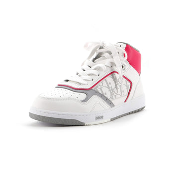 Christian Dior Men's B27 Mid-Top Sneakers Leather with Oblique Galaxy Leather