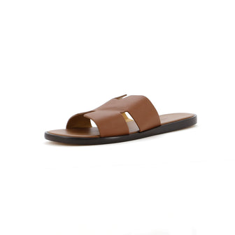 Hermes Men's Izmir Slide Sandals Leather