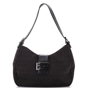 Fendi Shoulder Bag Zucchino Canvas Small