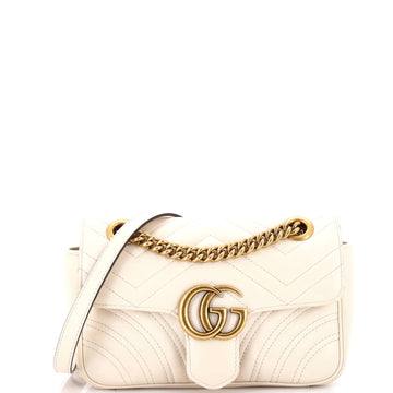 Gucci GG Marmont Flap Bag Matelasse Leather Small