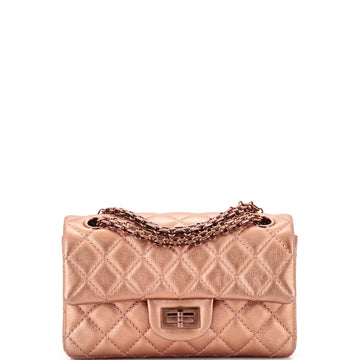 Chanel Reissue 2.55 Flap Bag Quilted Metallic Calfskin Mini