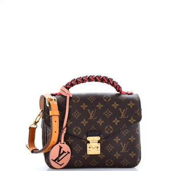 Louis Vuitton Braided Handle Pochette Metis Monogram Canvas