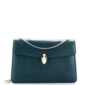 Bvlgari Serpenti Forever Shoulder Bag Leather Medium