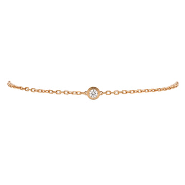 Cartier D'Amour Bracelet 18K Rose Gold and Diamond Small