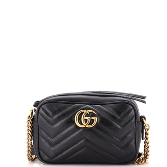 Gucci GG Marmont Shoulder Bag Matelasse Leather Mini