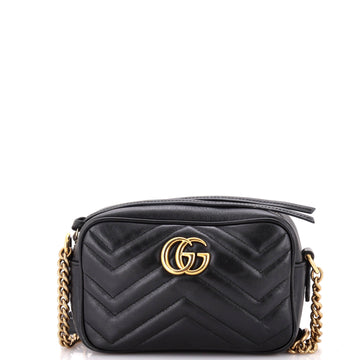 Gucci GG Marmont Shoulder Bag Matelasse Leather Mini