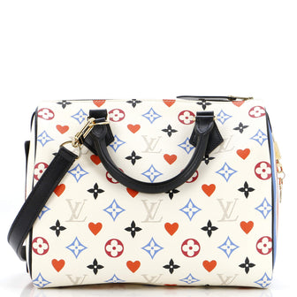 Louis Vuitton Speedy Bandouliere Bag Limited Edition Game On Multicolor Monogram 25