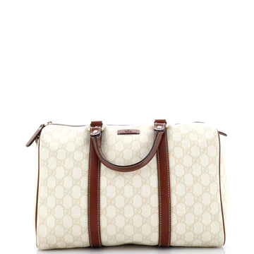 Gucci Joy Boston Bag GG Coated Canvas Medium