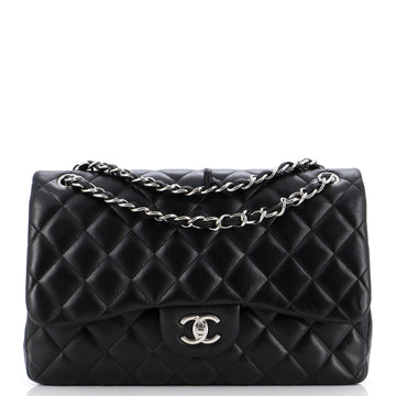 Chanel Classic Double Flap Bag Quilted Lambskin Jumbo