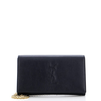 Saint Laurent Belle de Jour Chain Wallet Leather Small