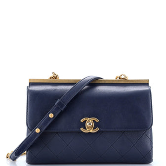 Chanel Coco Luxe Flap Bag Quilted Calfskin Medium