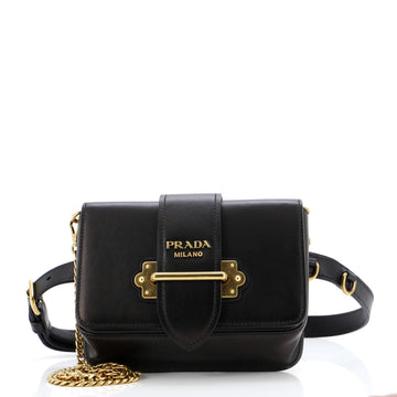 Prada Cahier Belt Bag City Calf Small